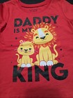 Girls Sz 2T Daddy Is My King Tshirt And Sparkly Leggings — photo 2