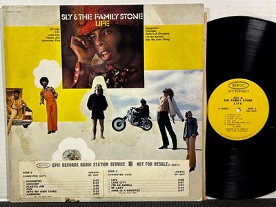 SLY & THE FAMILY STONE Life LP EPIC E 30333 DJ PROMO 1971 Funk A