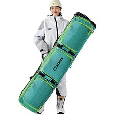 Padded Snowboard Bag Expandable Snowboard Bag for Air Travel Adjustable Green