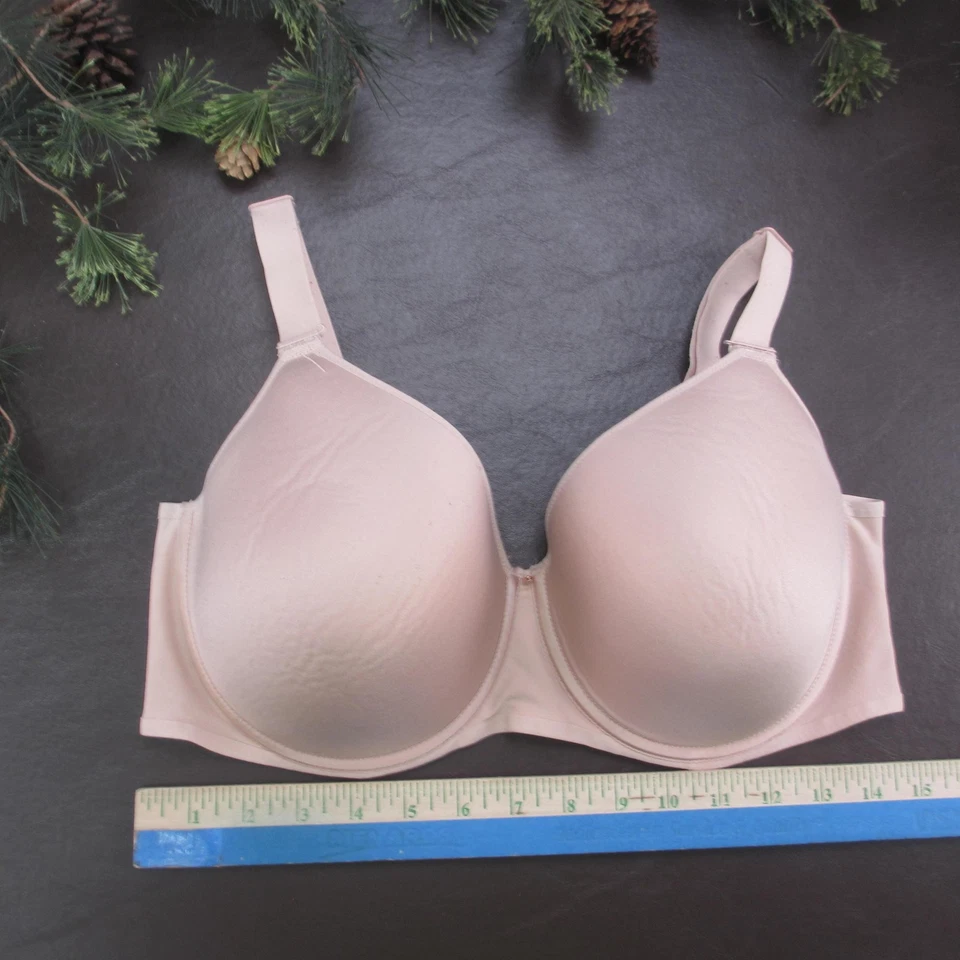 Chantelle Bra Womens 36 DDD Nude Beige Underwire T-Shirt Full Coverage Seamless - Image 2 of 4