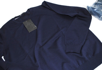 PEOPLE OF SHIBUYA COLLECTION STRETCH PULLOVER BLAU GR 46 SUPER FLEX