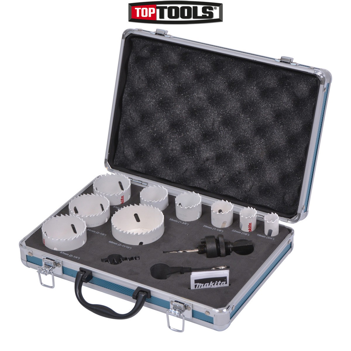 Makita D-47282 Electricians Holesaw Kit - 12 Pieces