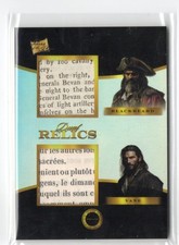 2025 Pieces of the Past Pirates Blackbeard Edward Teach Charles Vane DUAL RELIC