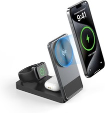 3 in 1 Wireless Charging Station,15W Fast Charger for Apple Devices