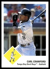 Carl Crawford 2003 Fleer Tradition #107 Devil Rays MLB READ FREE SHIPPING