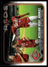 Resilient Reds s: Youth of Cincinnati Getting It Down 2024 Topps #133 Reds