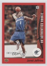 2002-03 Upper Deck UD Authentics Rookie 187/799 Jared Jeffries #122 b9u