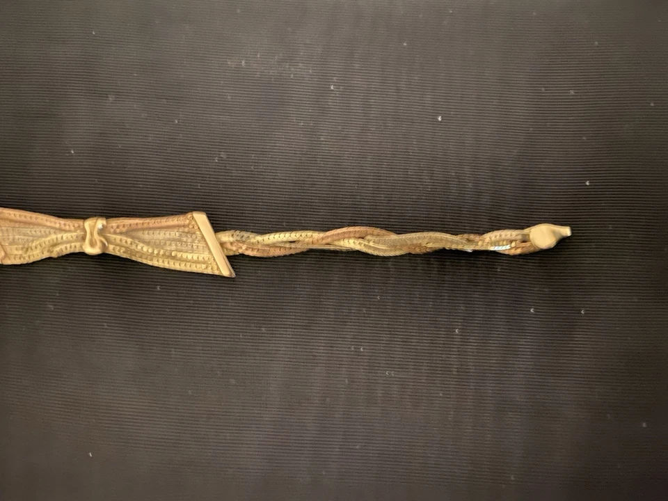 14K GOLD TRI -COLORED BRACELET (8.05 GRAMS) SCRAP OR FIX - Image 4 of 4