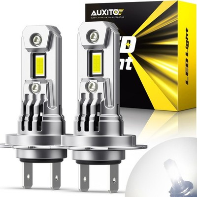 AUXITO Error Free H7 LED Conversion Kit Headlight Bulbs Hi Lo Beam Bright White