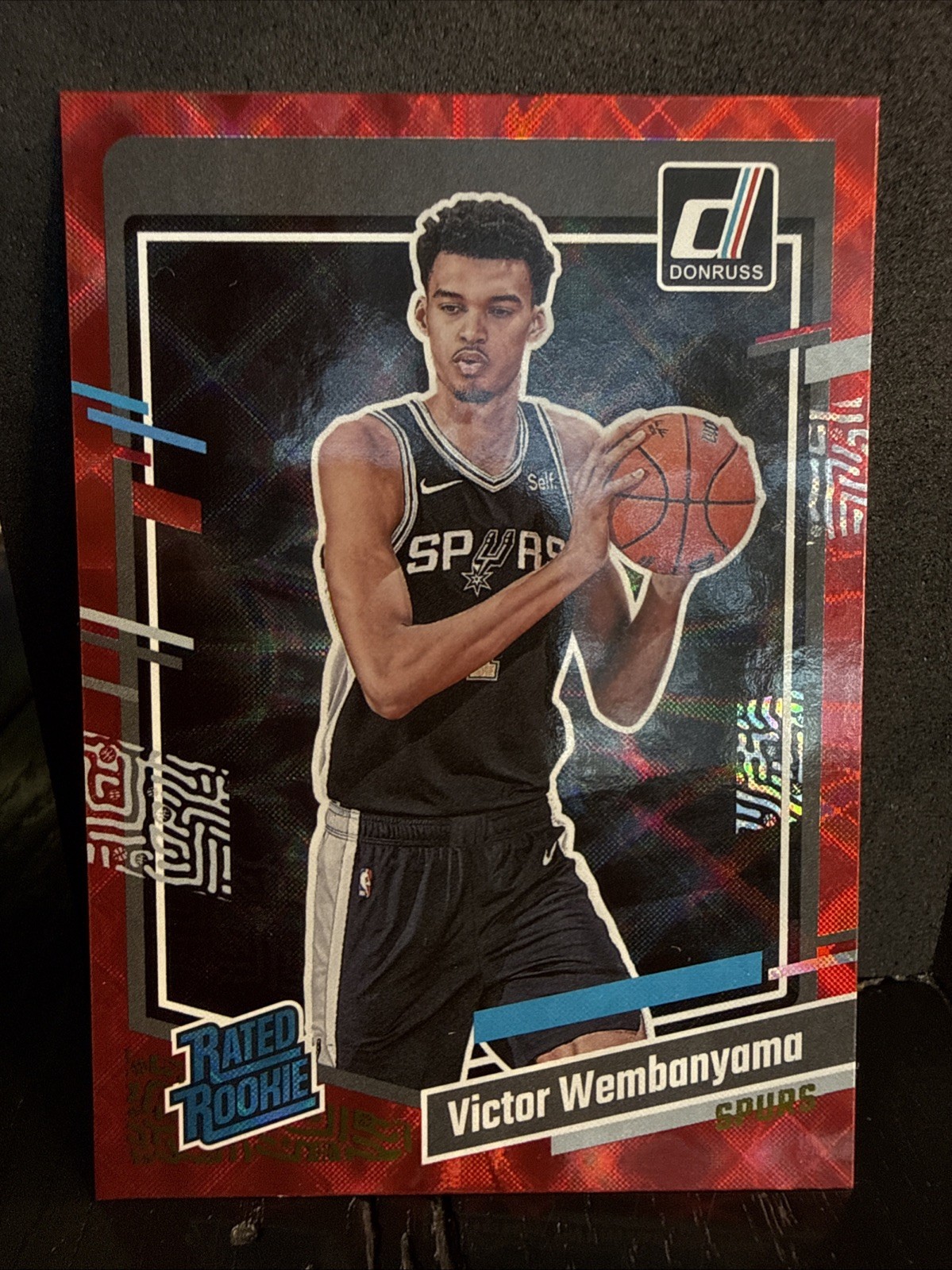 Panini 2023-24 Donruss Victor Wembanyama #220 Spurs Basketball Red Rated Rookie
