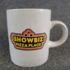 Vintage Showbiz Pizza Place Billy Bob 1986 Mini Mug Cup Pizza Time 1980s
