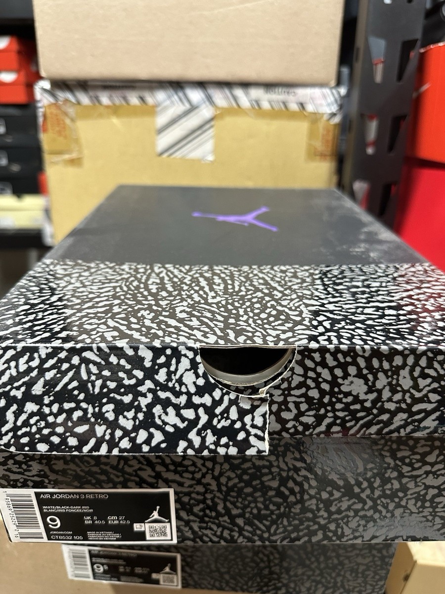 Nike Air Jordan Retro 3 Dark Iris Ct8532 105 Size 9 | eBay display picture 1
