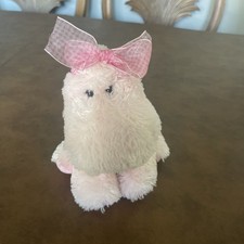 Russ 8 Darly Pink Hippo Plush w/Bow