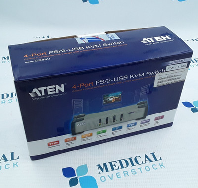 Aten 4 Port PS/2 USB KVM Switch Model CS84U