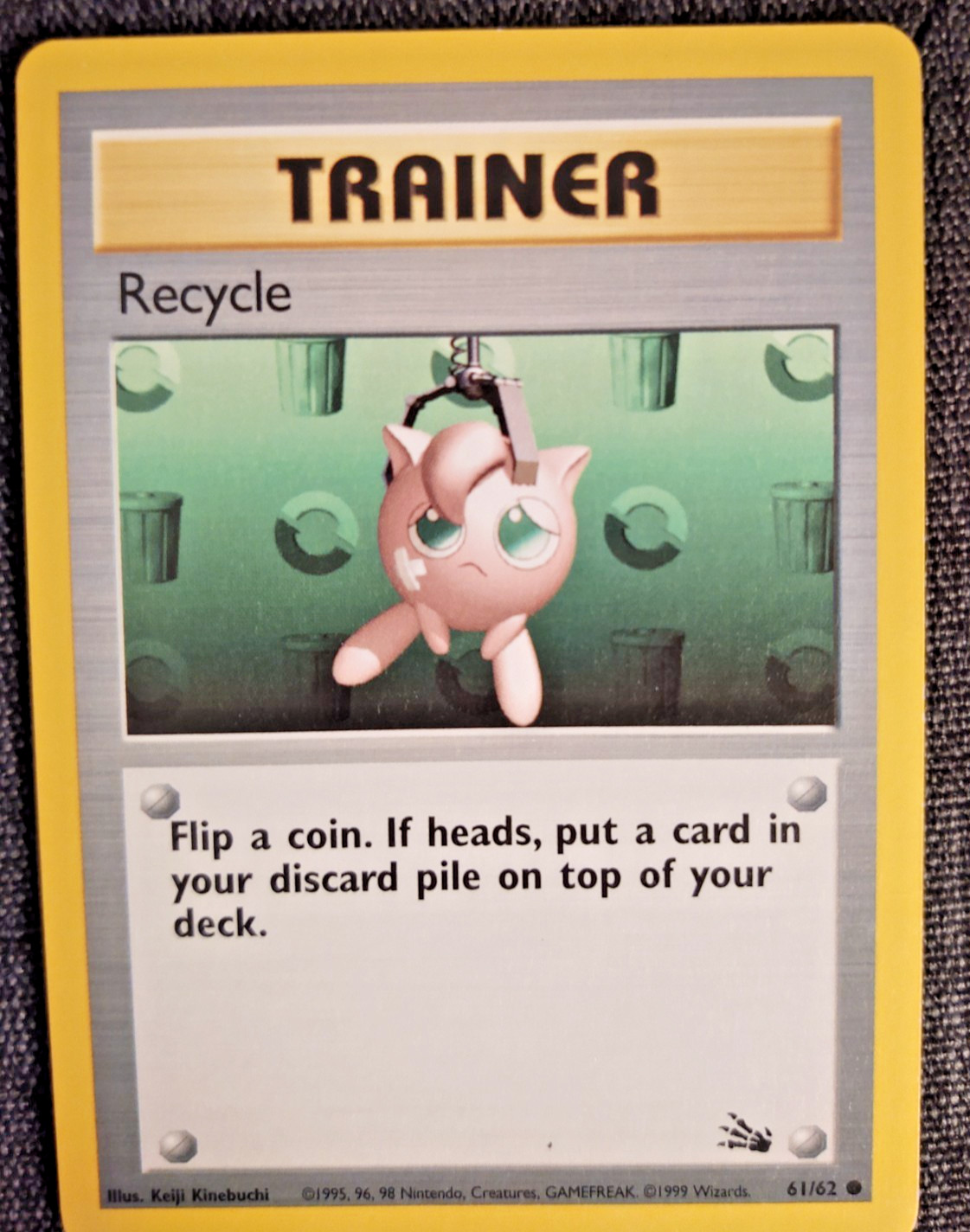 RECYCLE - 61/62 - Fossil - Pokemon Card - NM