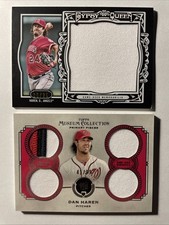 2013 Topps Gypsy Queen DAN HAREN Gu Relic Black /25 + 2013 Topps Museum 41/99