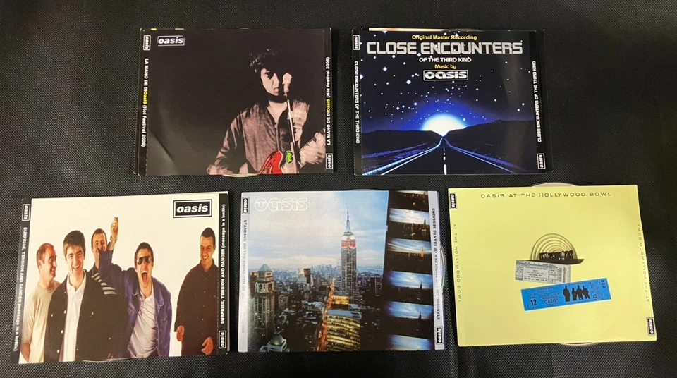 OASIS USED CD 5 TITLE SET without jewel cases