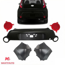 Rear Bumper Cover w/Reflectors+End Cover Tetu...