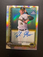 2025 Topps Pro Debut Chrome Zander Mueth #PDC-120 Refractor Auto /199 Pirates