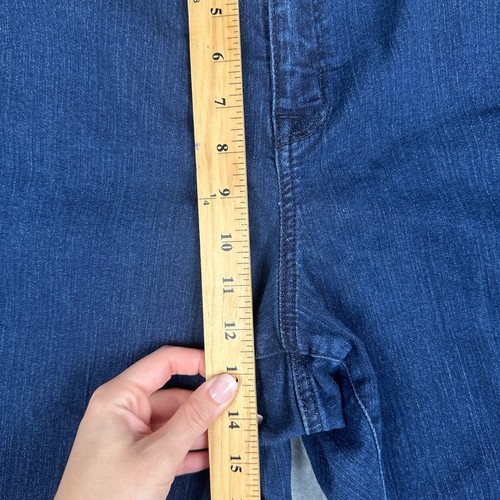 Lane Bryant Jeans Womens 28 Mid Rise Skinny Dark Wash Blue Denim Plus Size - Picture 6 of 11