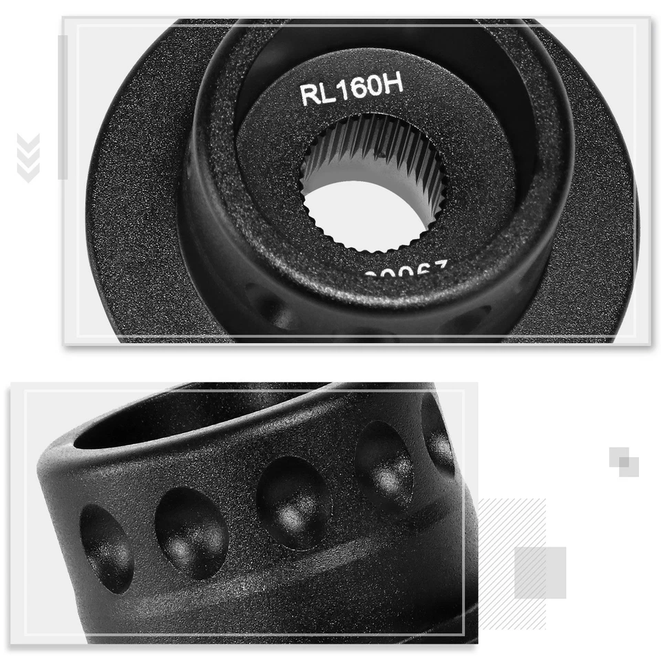 NRG-SRK-RL160H-BK for 89-05 Mazda Miata/90-03 Protege Aluminum Short Hub Adapter - Image 4 of 4