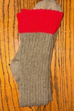 SALE Official Boy Scout Socks Red Top 8 Inches From Heel to Toe BSA scouting