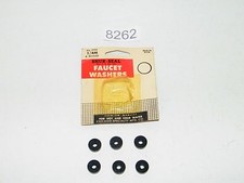 6 Beveled Faucet Washers 1/4 M 17/32" OD Shur-Seal