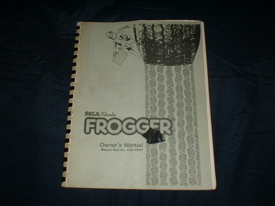 FROGGER-Sega/Gremlin Orig. Manual-L@@K!