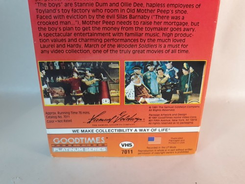 March Of The Wooden Soldiers (VHS 1991) Laurel & Hardey Color Collector Classic - Picture 4 of 7