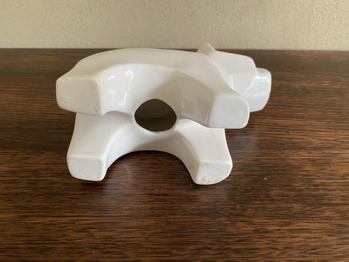 White Ceramic Dog Tea Light Holder - Picture 7 of 12