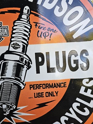 VINTAGE 1950'S DAVIDSON MOTORCYCLE LEGENDARY SPARK PLUGS PORCELAIN