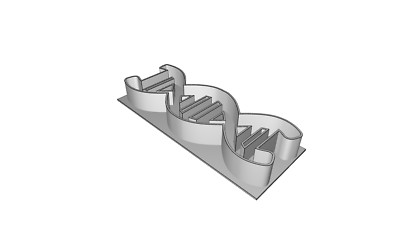 Cookie Cutter with DNA Double Helix Design - Science Kitchen Tool