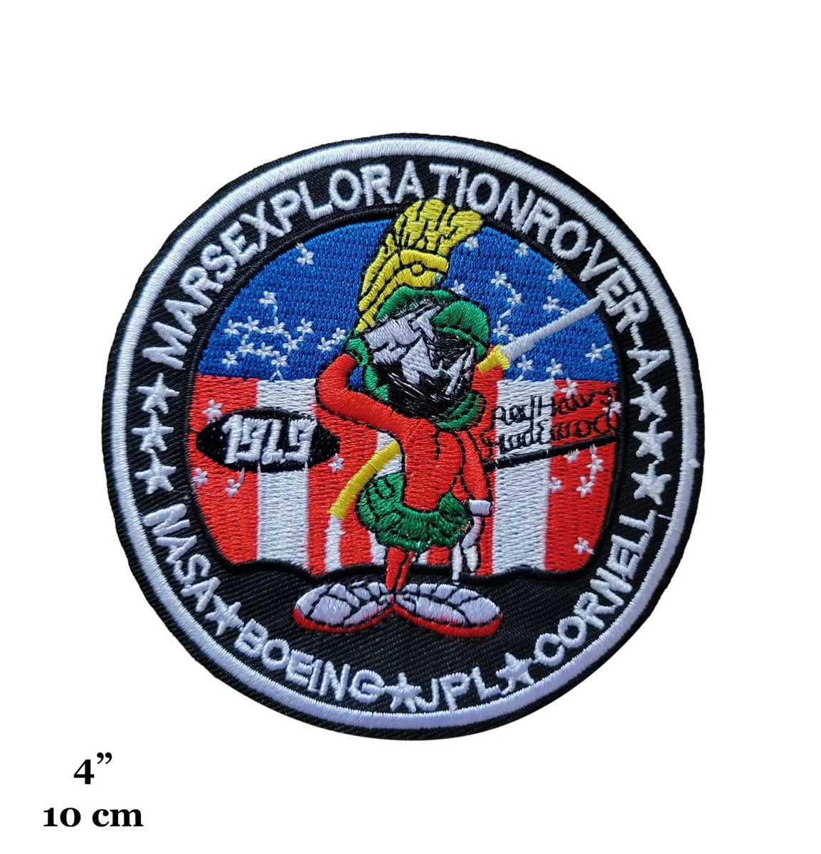 Marvin The Martian Cartoon Mars Exploration Rover Logo Embroidered Iron On  Patch | eBay