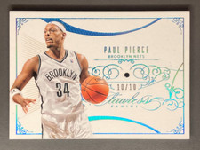 PAUL PIERCE 2013-14 Panini Flawless Basketball Sapphire 10/10