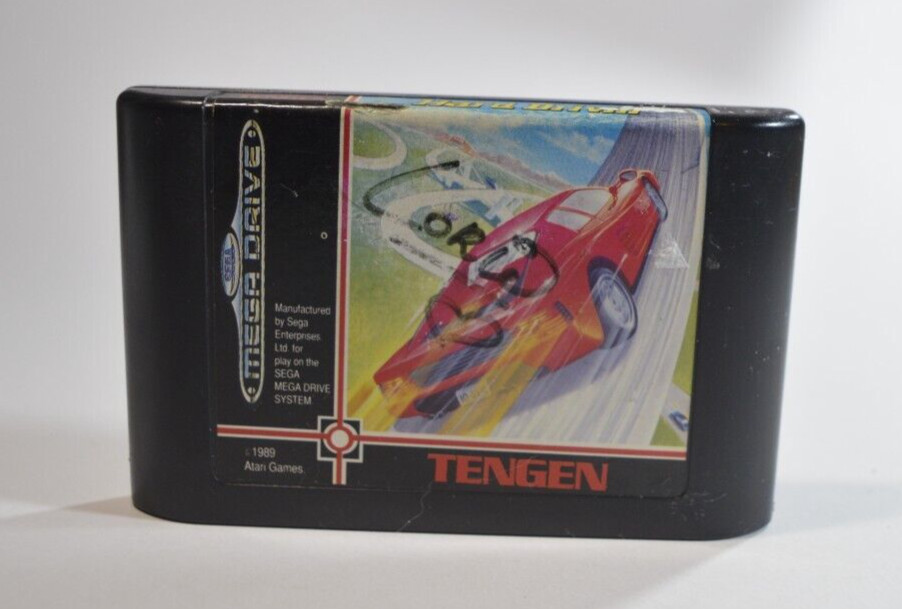 Hard Drivin Megadrive MD  Pal SEGA original (Europe Vidéo game )