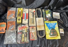 VINTAGE JUNK DRAWER LOT  Shop garage basement Misc Tools Hardware Oddities NOS