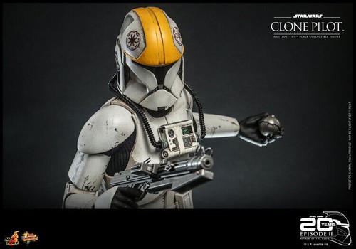 New Hot Toys MMS648 STAR WARS II: ATTACK OF THE CLONES 1/6 CLONE PILOT In Stock - Picture 8 of 12