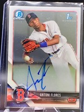 2018 Bowman Chrome ANTONI FLORES 1st Prospect AUTO Autograph 