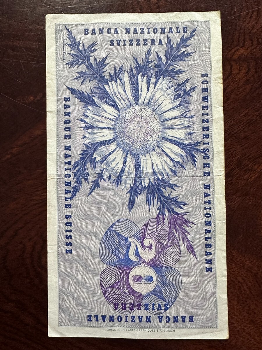 スイス207.3フラン 1973 Switzerland 20 Francs Swiss Banknote | eBay