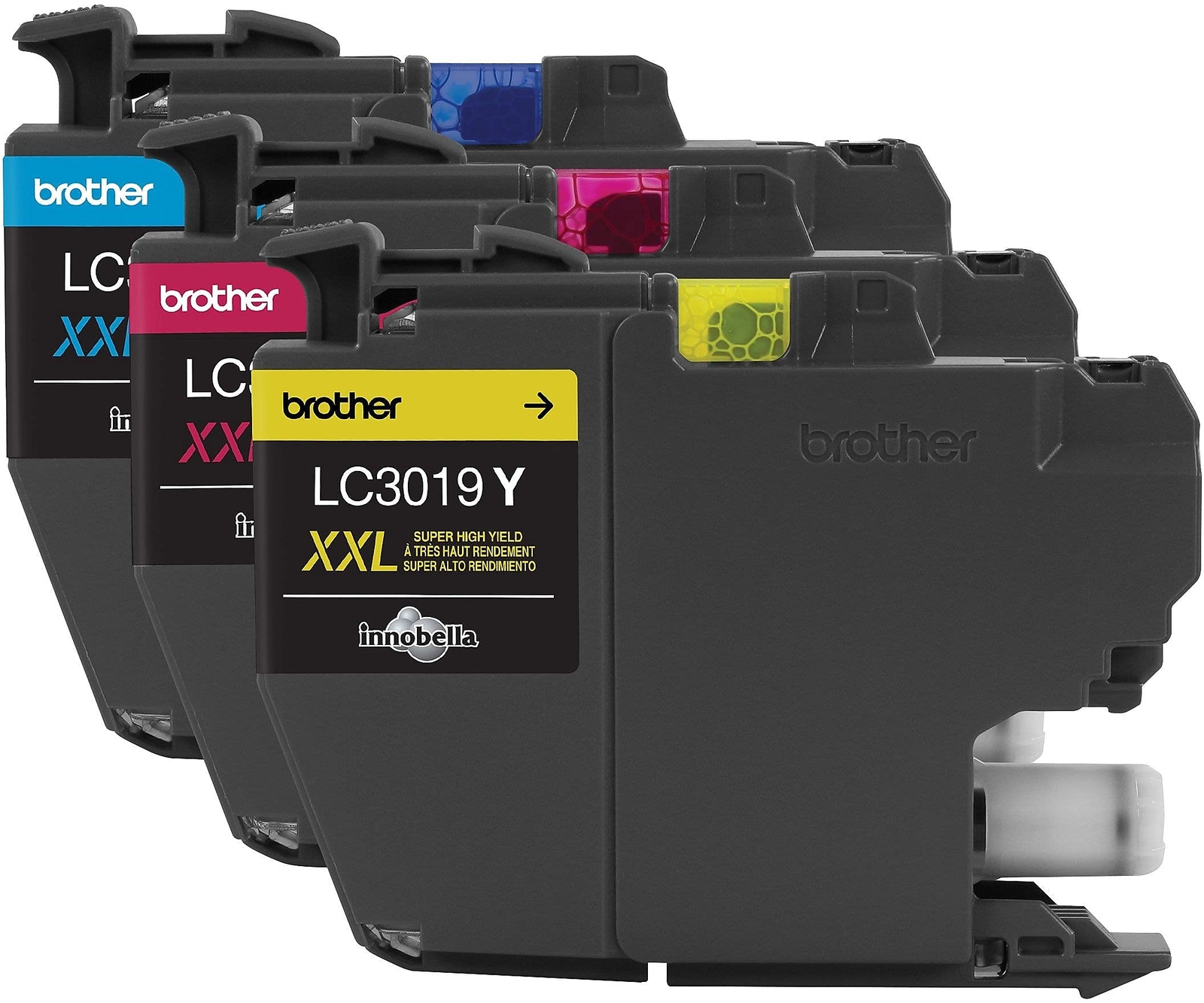 Printer LC30193PK Super High Yield XXL 3 Pack Ink Cartridges- 1 Ea: Cyan/Mage...-image