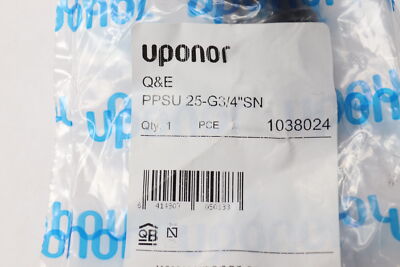 Uponor Straight Tap Connector 25mm x 3/4'' P58982