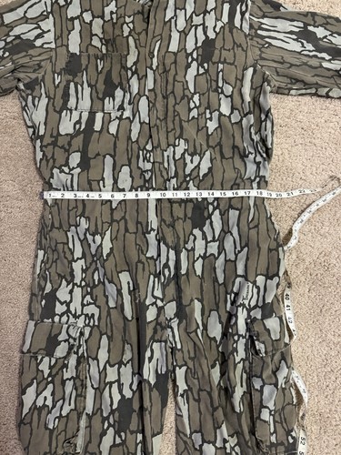 Vintage Fine Bluff Himalayan Industries Coverall Camo Camouflage Large Made USA - Picture 7 of 7