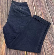 Vintage Polo Ralph Lauren Blue Corduroy Hammond Pants Mens 38x32 Actual 38x32 