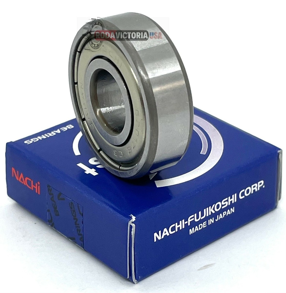 NACHI 6201 Z CM BALL BEARING, METAL SHIELDED ONE SIDE, OPEN ONE