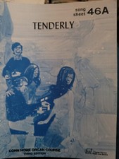 Tenderly Conn Organ Course 3rd Ed Song Sheet 1972 Lawrence Gross SM1