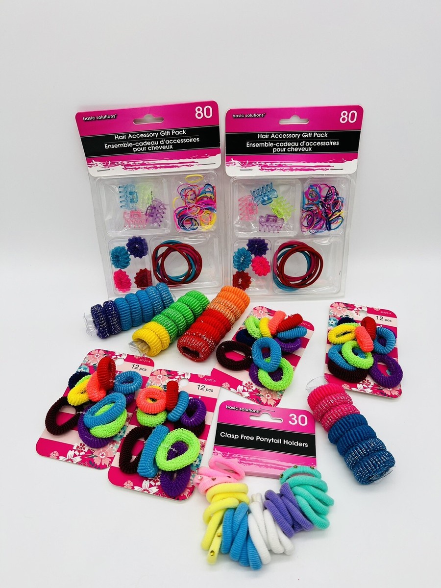 Scunci Basic Solutions New Elastic Hair Band Lot Rainbow  display picture 1