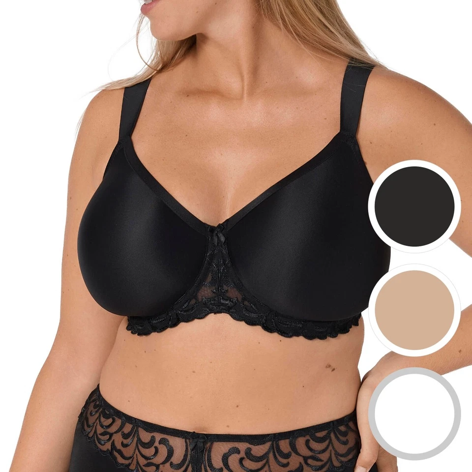 Triumph Modern Finesse W01 Minimizer BH mit Bügel - Weiß Haut Schwarz