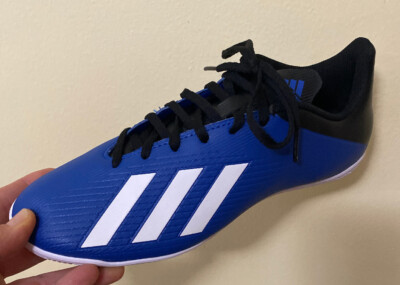 Adidas X19.4 IN Mens Soccer Shoes Blue White Black EF1619  display picture 1