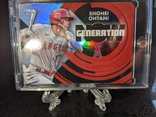 SHOHEI OHTANI INSERT Card 2022 Topps Chrome Now Generation Refractor Silver MLB
