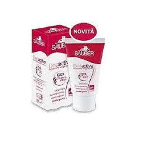 6 X SAUBER deoactive crema deodorante corpo offerta in stock deo active - Foto 1 di 1